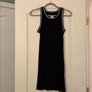 Black cotton tank dress